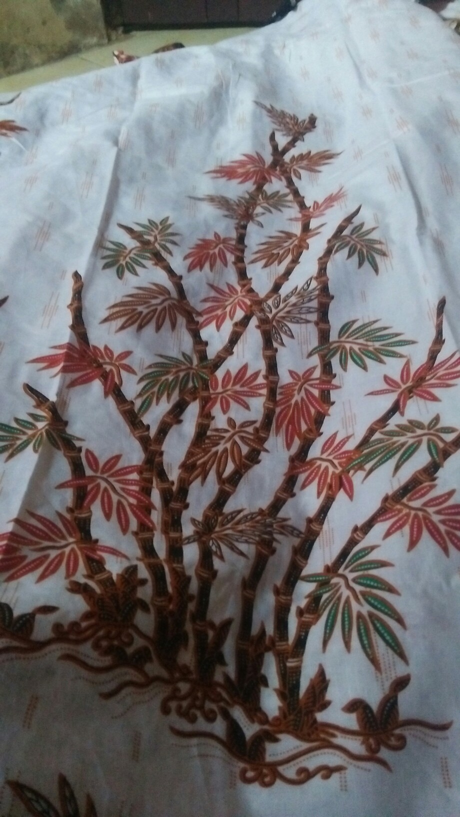 Maura Coupel Batik Couple Keluarga Sania Ruffle Ori Ndoro Jowi Dnt Bambu Kuning