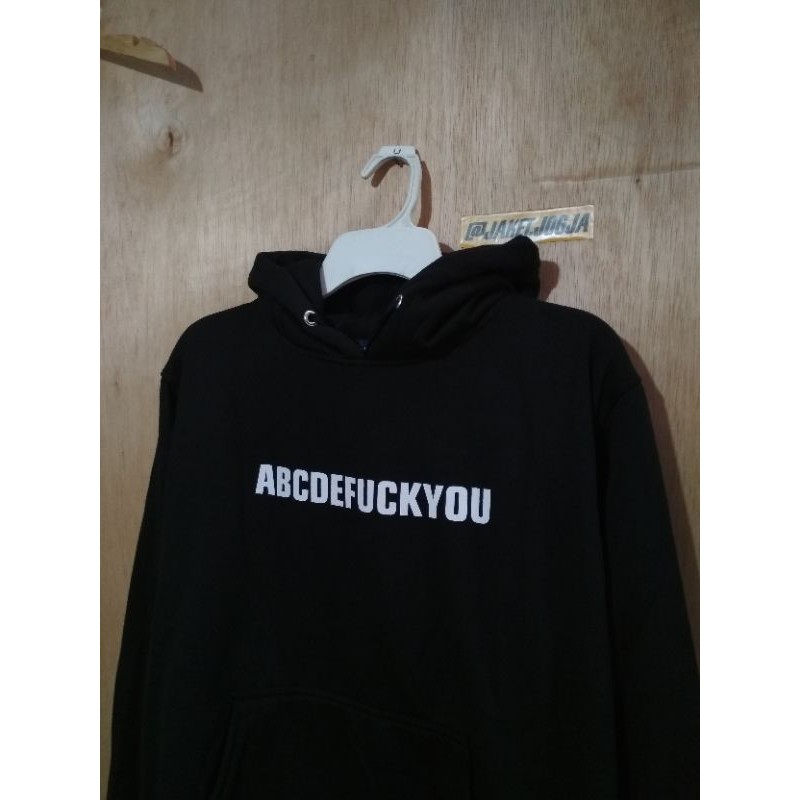 jaket hoodie abcdefuckyou