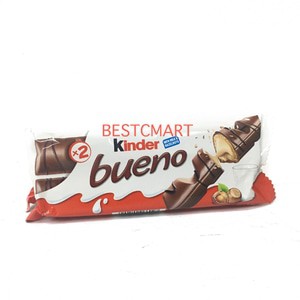 

KINDER BUENO WAFER LAPIS COKLAT ISI KRIM SUSU & KCG HAZEL