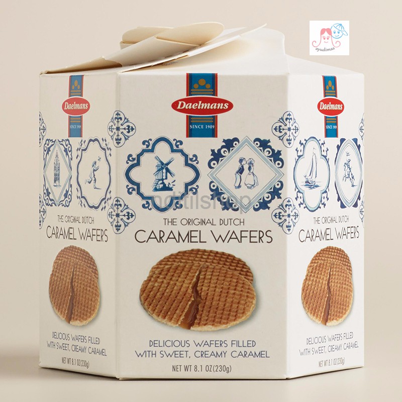 

Daelmans StroopWafel isi 8pcs - 230gr / Karamel Wafel / Caramel Waffle