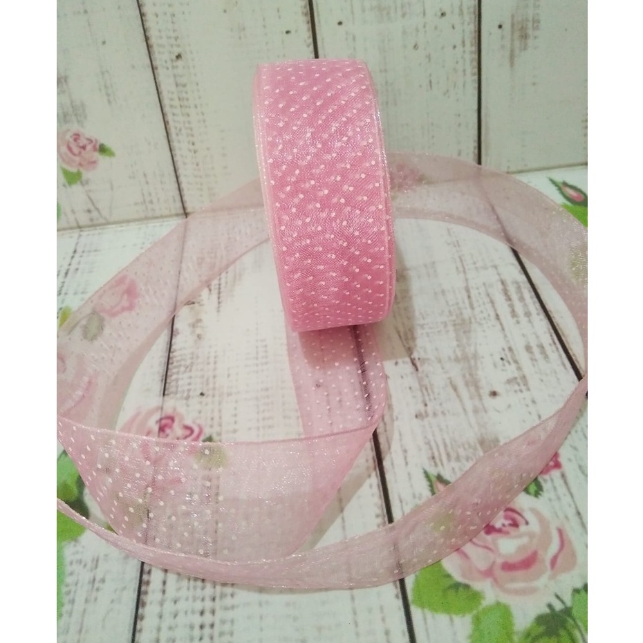 

GM RB36(PER METER) PITA ORGANDI 1INCH MOTIF POLKADOT PINK