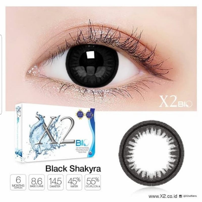 SOFTLENS X2 BIO EXOTICON BLACK BROWN / SOFTLENSE X2 BIO