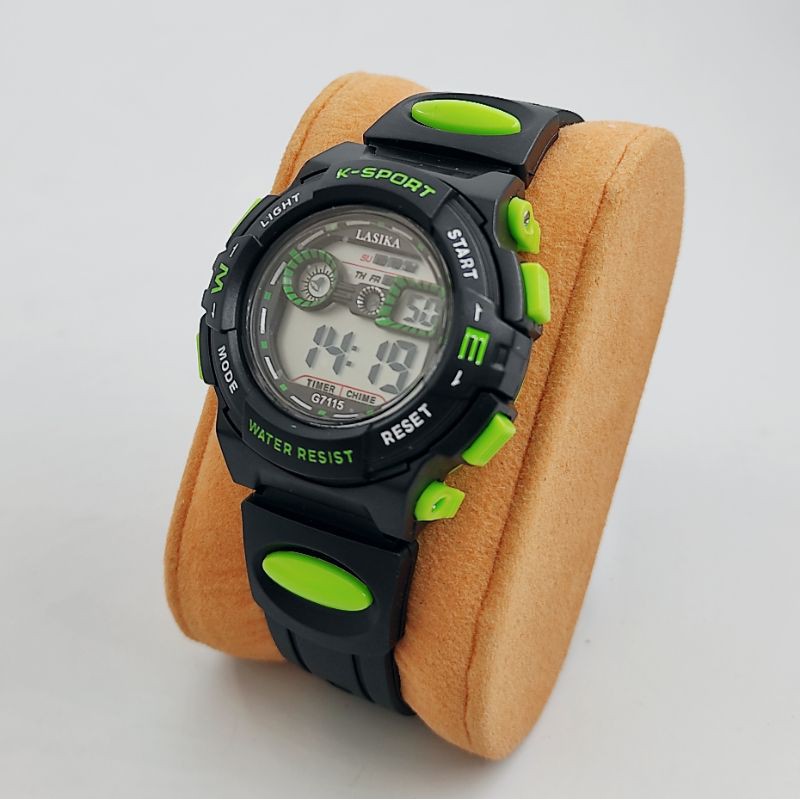 JAM TANGAN COWOK CEWEK SPORTY LASIKA ORIGINAL WATER RESIST FULL COLOUR