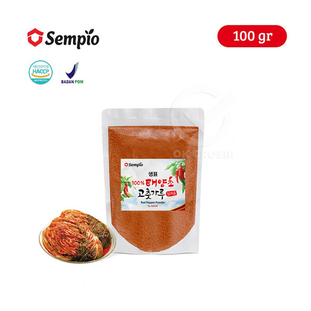 

Sempio Red Pepper Powder / Bubuk Cabe Kimchi /Gochugaru (100 gr)