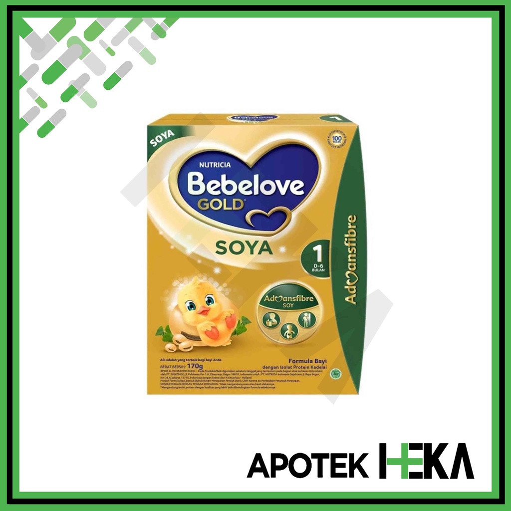 Bebelove Gold Soya 170 g / 360 g - Susu Formula Protein Kedelai (SEMARANG)