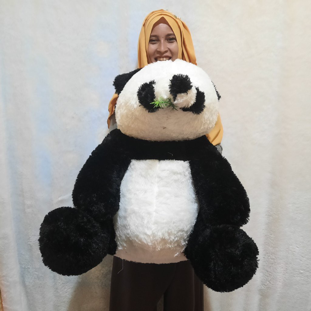 Boneka panda JUMBO rumput  MURAH