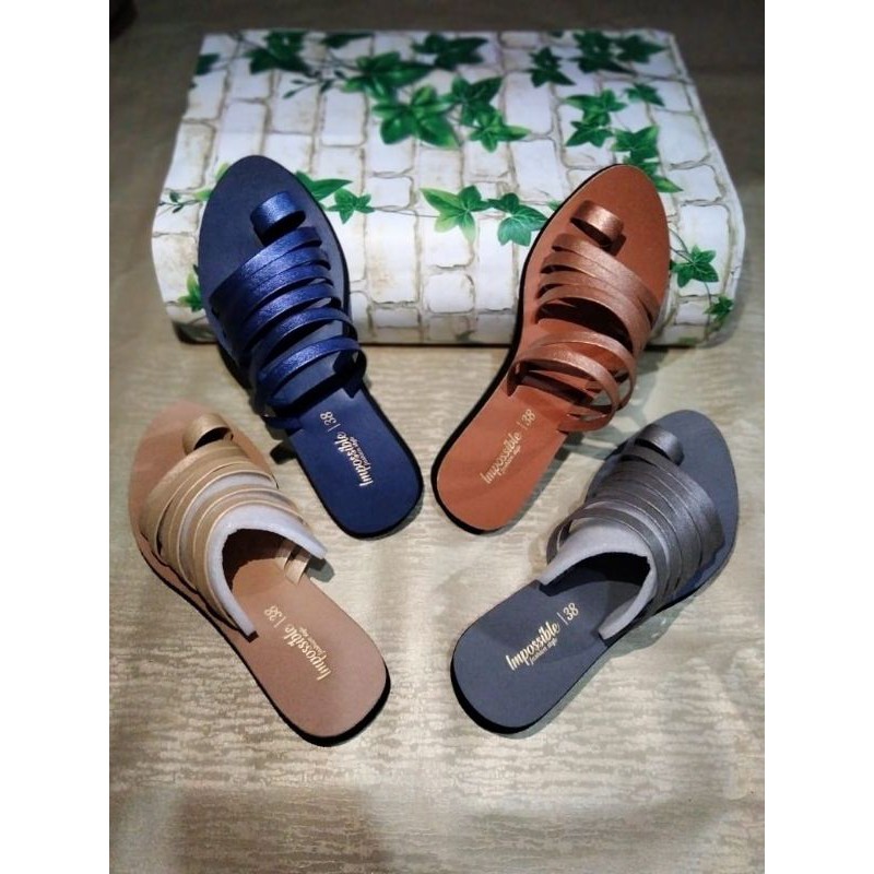 sandal teplek wanita sandal tali