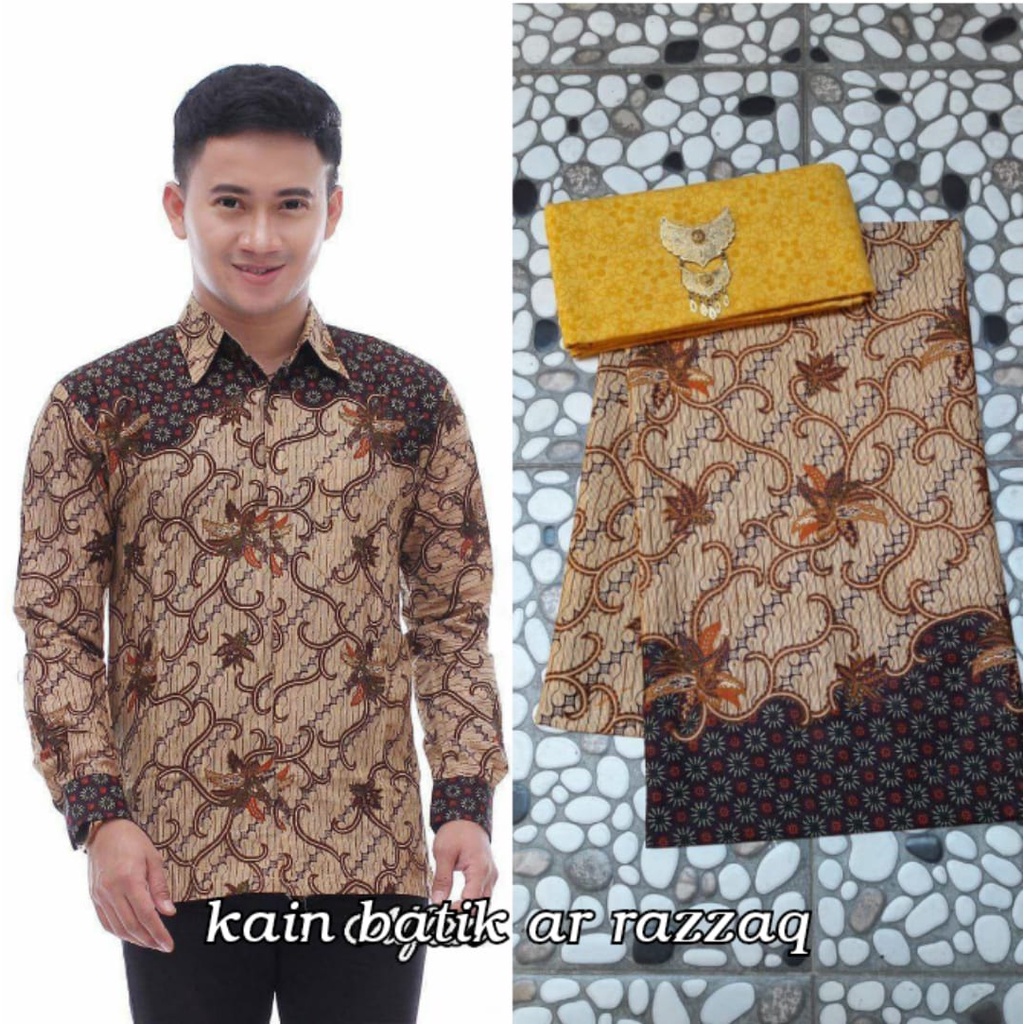 Kain batik printing bahan batik meteran kain batik katun meteran bahan baju kain meteran terlaris