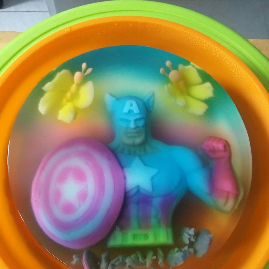 

Puding Art Captain Amerika