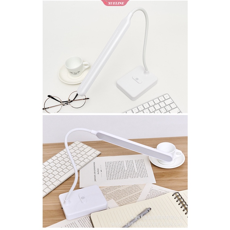 LED Eye Care Lamp Light USB Dimmable Bedside Desk Table Lamp Adjustable Study/Work/Reading Light Ready Stock