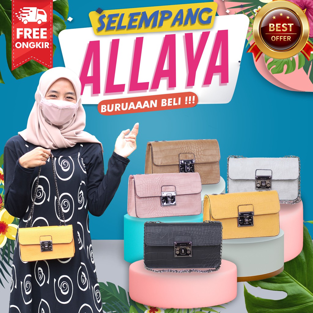 Selempang Wanita Fashionable Stylish Kekinian Slingbag Hangout Kondangan Cantik Termurah Keren Awet