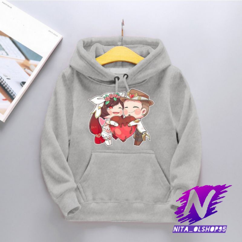 Hoodie Layla dan Clint Hoodie anak lucu karakter mobile legends