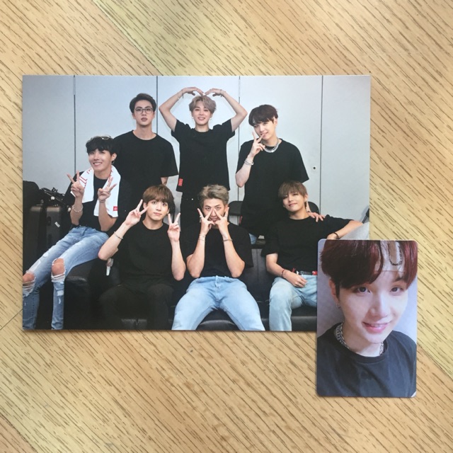 BTS Love Yourself Tour DVD Europe Postcard + Photocard