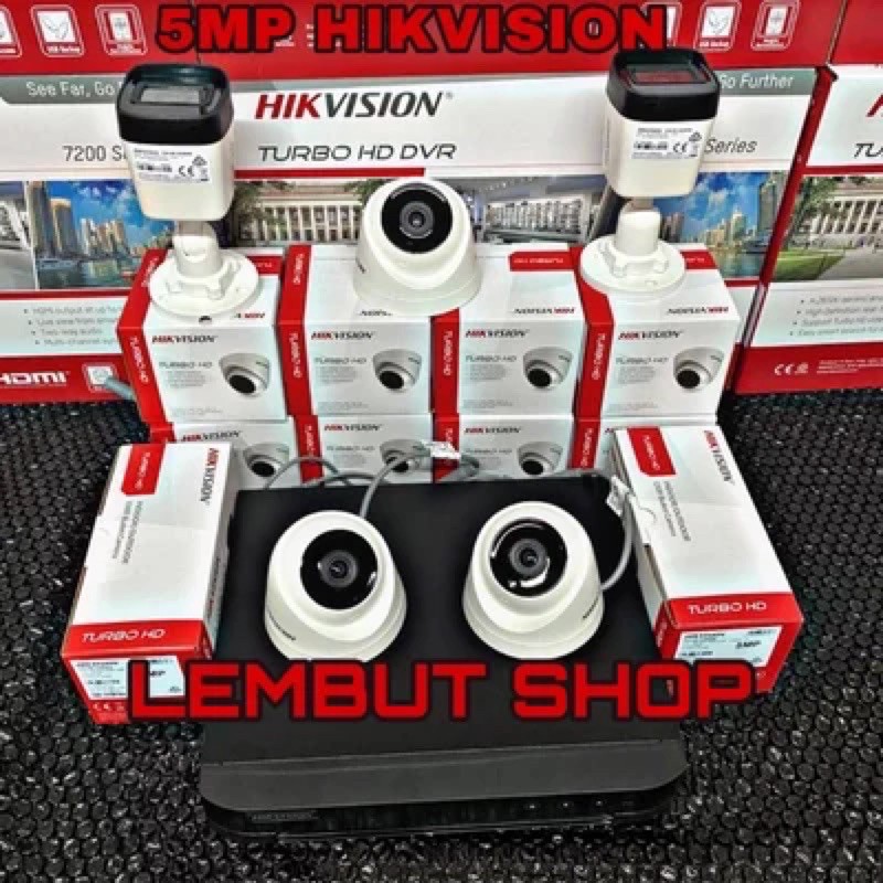 PAKET CCTV 5 mp hikvision