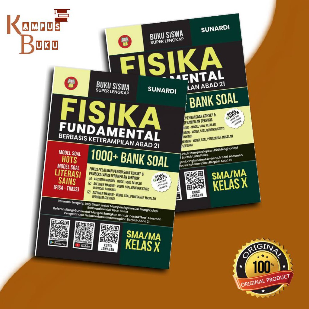 Buku Fisika SMA : Fisika Fundamental SMA Kelas 10 - ORI