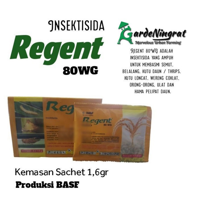 Insektisida Regent 80 WG, Pembasmi Serangga Kemasan Sachet 1.6 gr