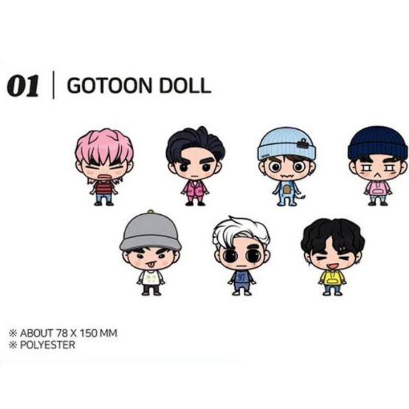 GOT7 SUMMER GOTOON DOLL 2020