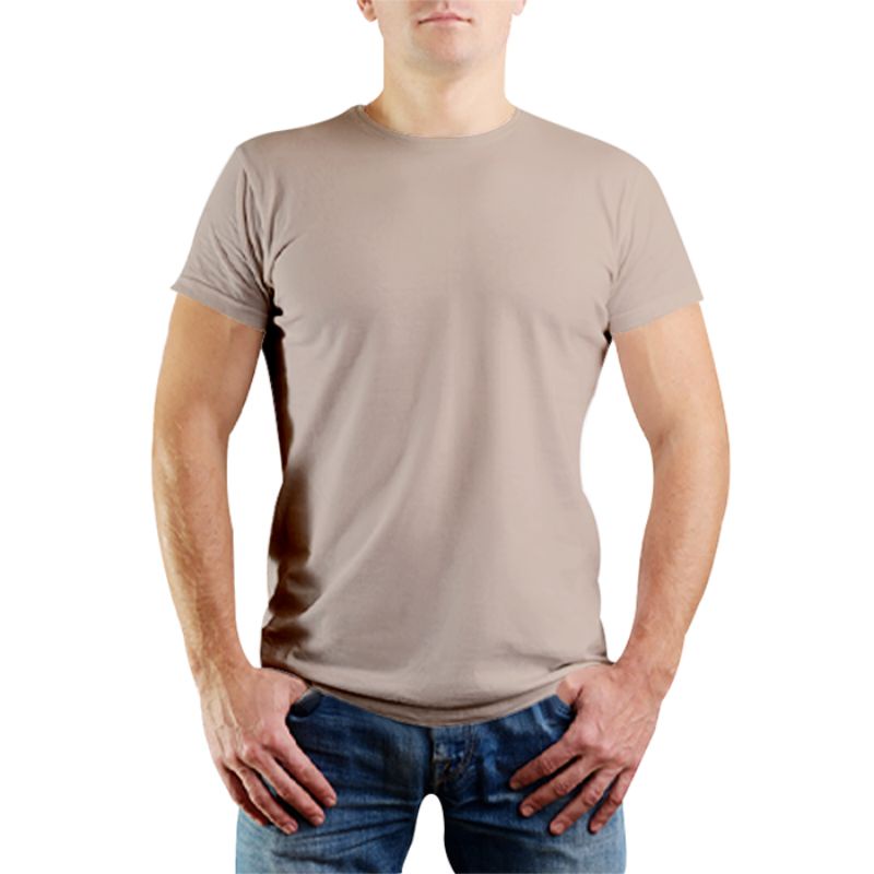 KAOS POLOS KHAKI/KAOS PRIA/KAOS WANITA/KAOS CUSTOM