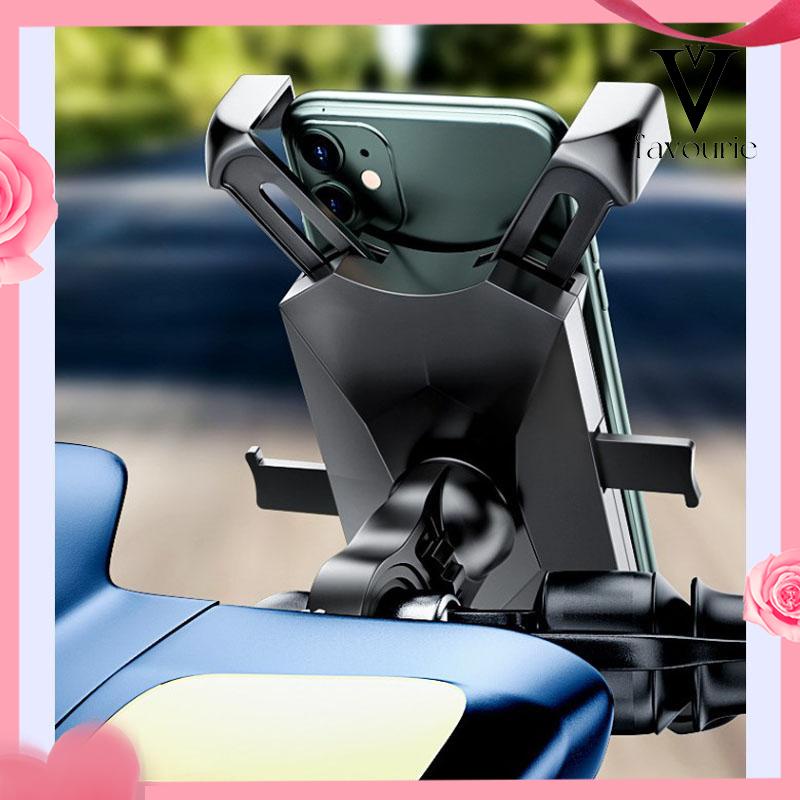 [COD]Braket Ponsel Baterai Sepeda Motor Listrik Mengendarai Mobil Braket Sepeda Navigasi Shockproof-FA