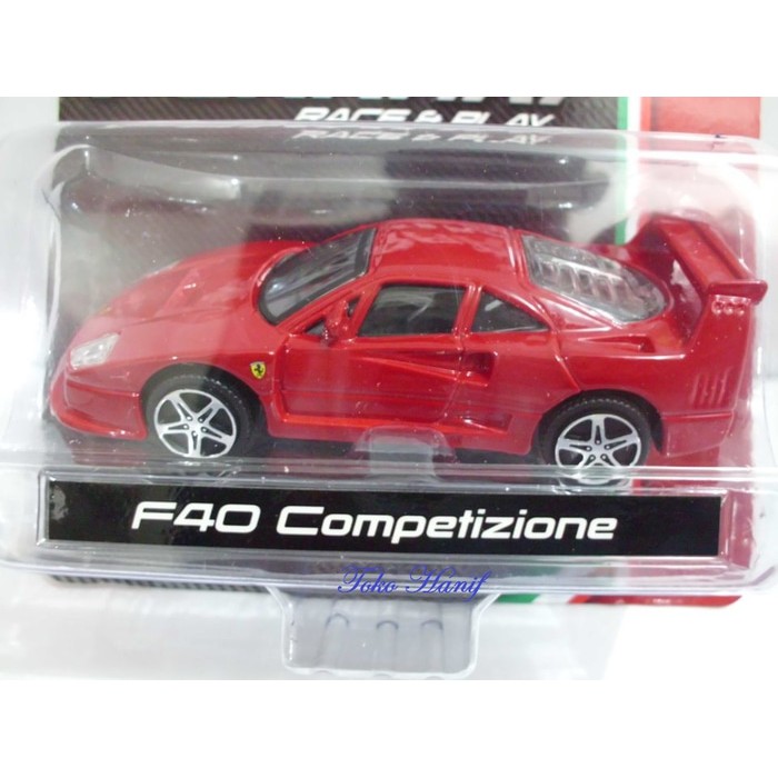 Diecast Miniatur Replika Ferrari F40 Competizione