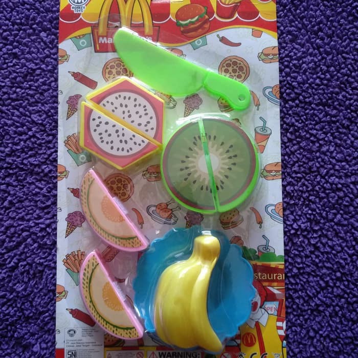 

FRUITS CAN BE CUT - MAINAN BUAH POTONG SAMBUNG - KADO SOUVENIR ULTAH