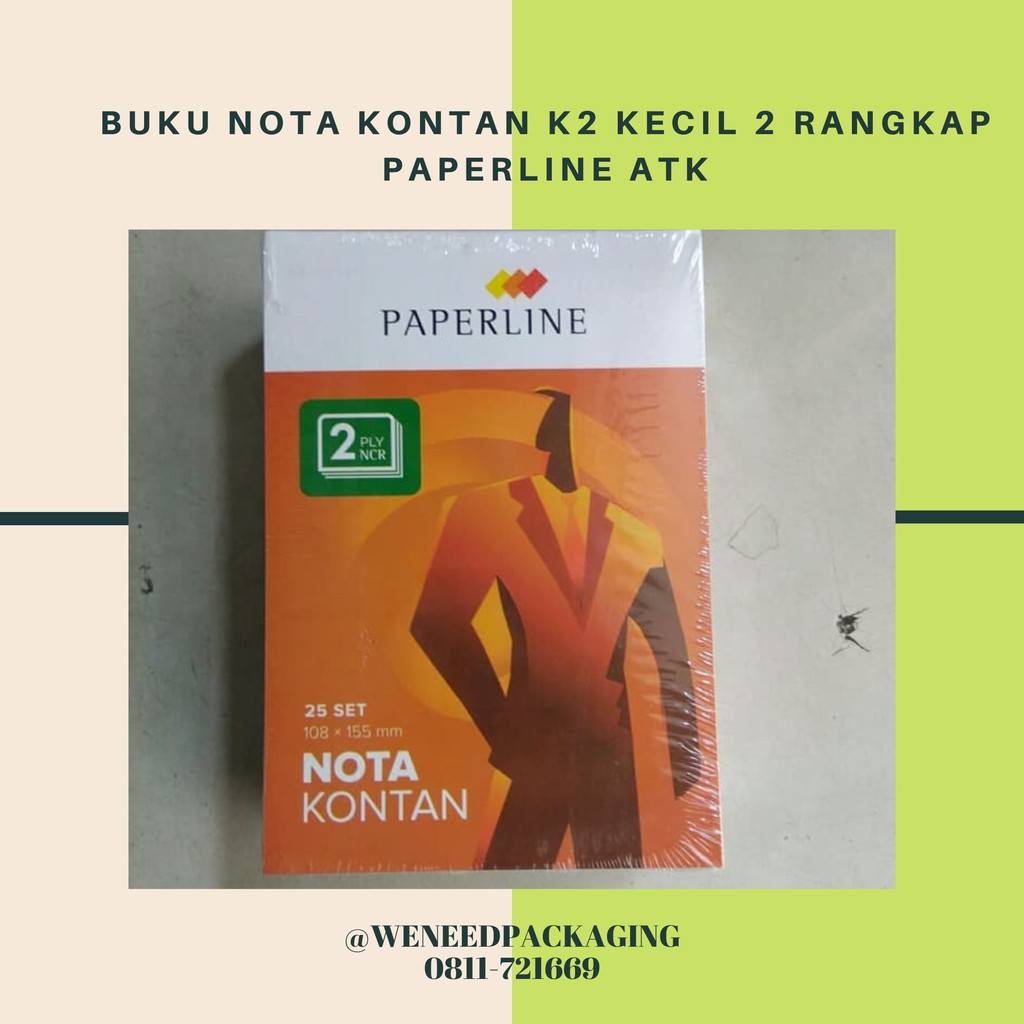 

Buku Nota Kontan K2 Kecil 2 Rangkap Paperline atk