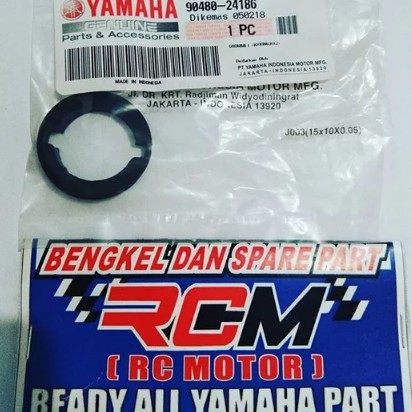 90480-24186 GROMMET KARET DI LUBANG KUNCI TOOL BOX RXKING RX KING RXK ORI ORIGINAL YAMAHA ASLI