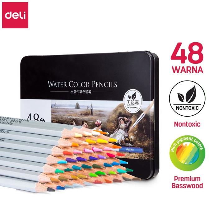 

DELI - 6523 / Pensil Warna Ajaib Isi 48 / Alat Lukis Murah Berkualitas