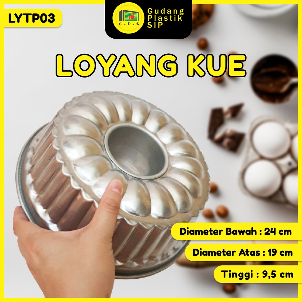 Loyang Press Cetakan Tulban Tanpa Sambungan Tipe Leci LYTP03