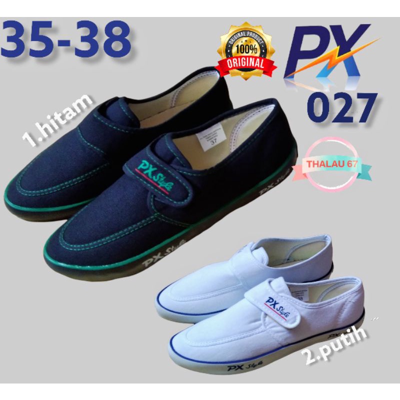 SEPATU  PX STYLE 027 , SEPATU SLIP ON , SEPATU SNEAKER,KANVAS ORIGINAL,WANITA.