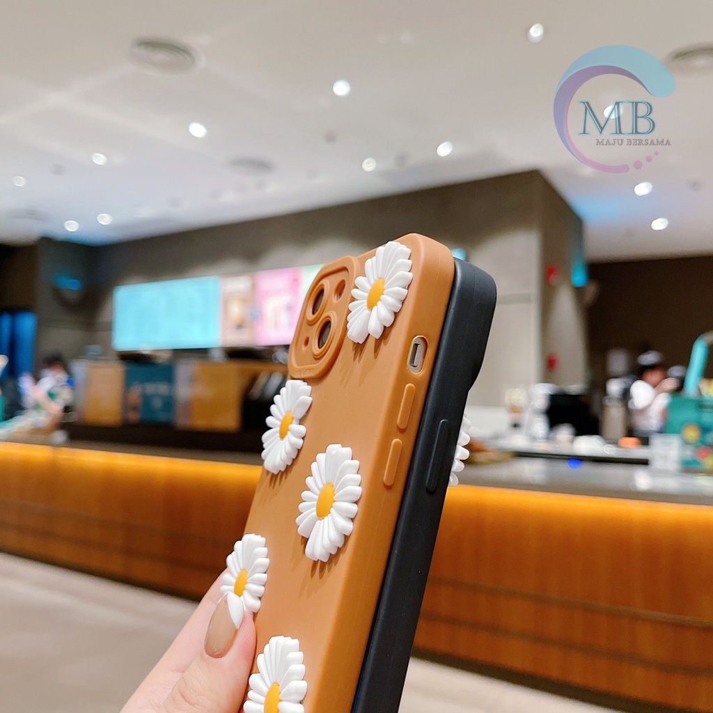 SOFTCASE PROCAMERA BUNGA DAISY 3D SAMSUNG A50 A50S A30S A51 A52 A53  A71  A72  A73 A750 A7 2018 MB3652