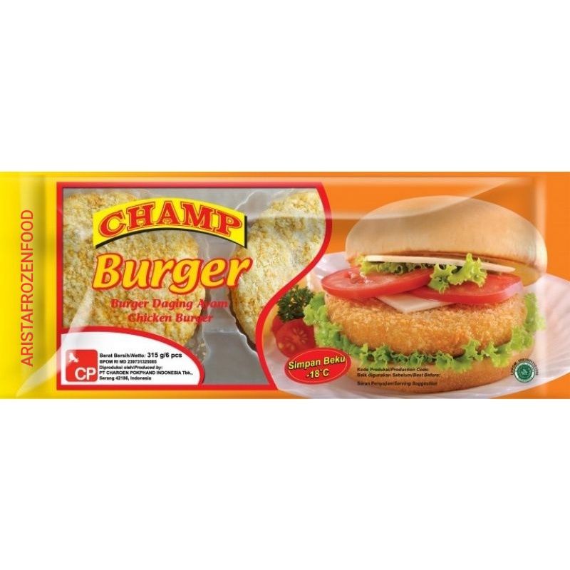 

Champ Burger 315 gr