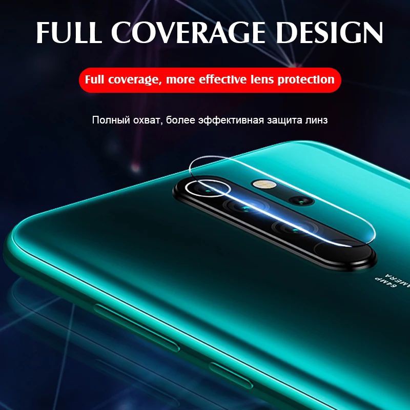 2in1 Ring Camera Lensa Xiaomi Redmi Note 8 / 8 Pro - Anti Gores Kaca Metal Kamera Belakang Premium
