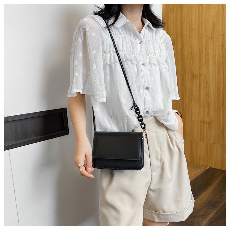 Retaily RY1406 Tas Selempang Kotak Mini Satchel Slingbag Kecil Bahan PU