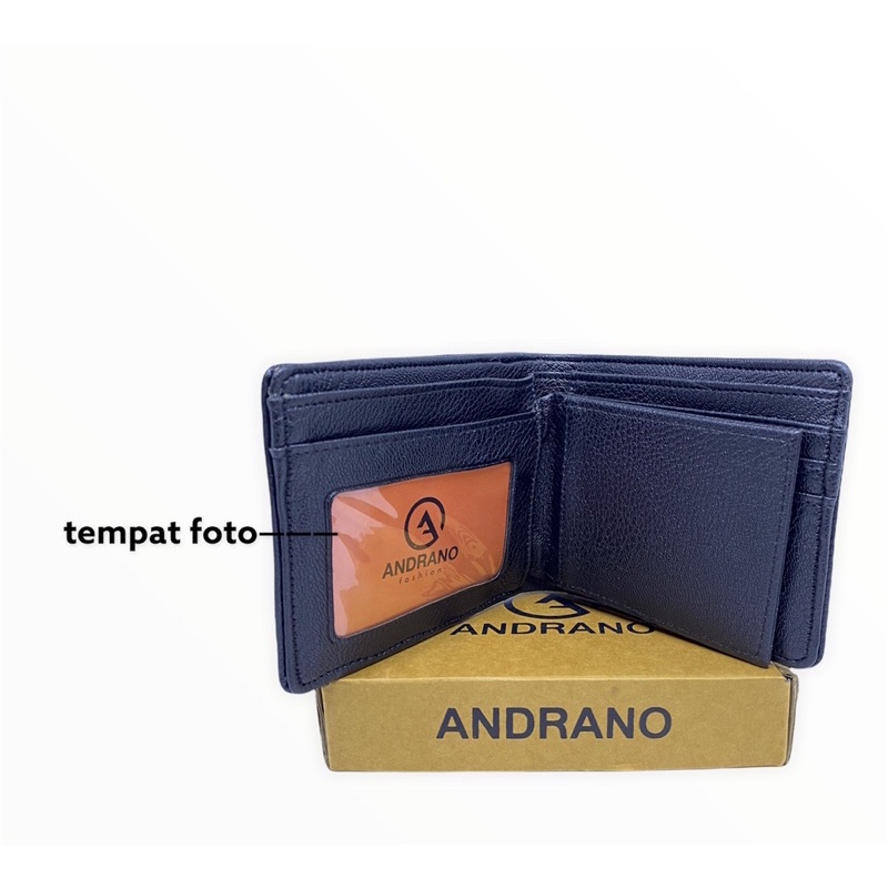 DOMPET PRIA DISTRO ANDRANO DOMPET PRIA LIPAT KULIT SINTETIS DOMPET PRIA ASLI TANPA SELETING DALAM DOMPET PRIA LIPAT DOMPET PRIA MURAH MERIAH