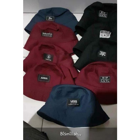 TUDUNG KEPALA / TOPI BUCKET PRIA WANITA DISTRO SKYMO / BAYAR DI TEMPAT