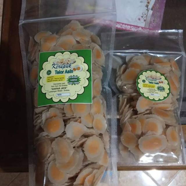 

KRUPUK TELOR ASIN MENTAH BREBES