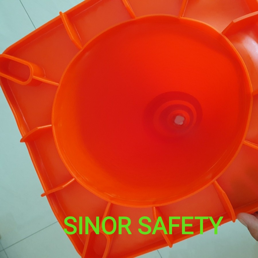 Traffic Cone 70 cm Lentur Kerucut Trafic Safety PVC ORANGE