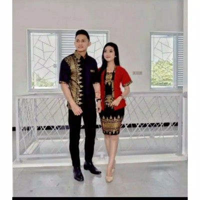 Rnb Setelan Rok N Blus - Grosir Batik Couple Rnb Span Meyriska L R&b Span