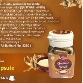 ✦ Qusthul Hindi - Kapsul Qusthul Hindi Qist Al Hindi Bahri 45 Kapsul ✷