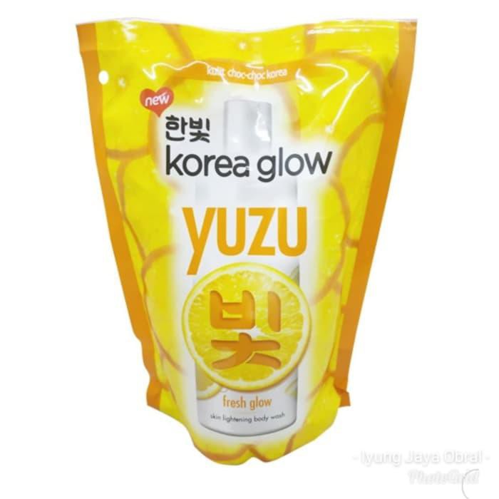 Jual YUZU KOREA GLOW BODY WASH REFILL 450ML FRESH GLOW !!! Shopee