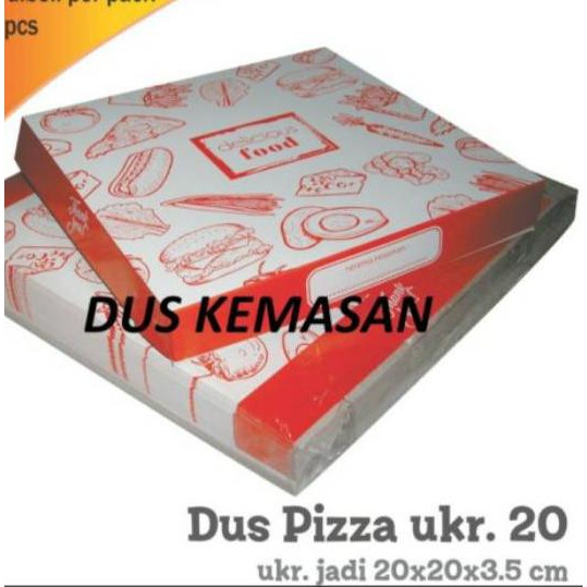 

Terbaru Box Pizza Kue Uk 20 x 20 x 3.5 cm Duplex (50pcs) . . .