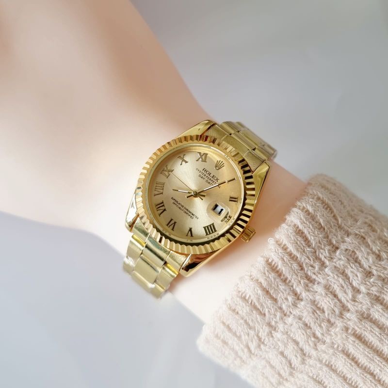 JAM TANGAN R0LEX PRIA WANITA STAINLESS WATER RESISTANCE
