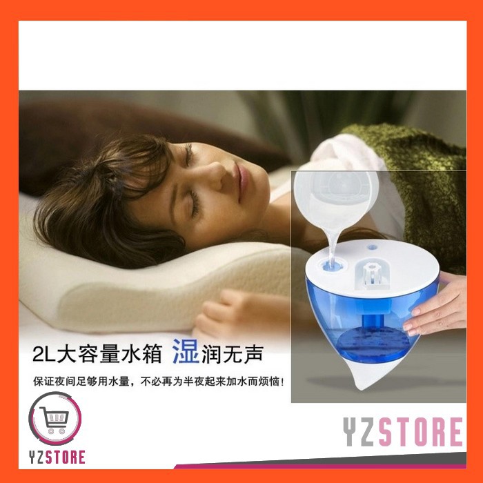 Humidifier Air Diffuser Pelembab Udara Aroma Terapi Alami 6 In 1 ( Colokan Listrik Indonesia ) YZ35