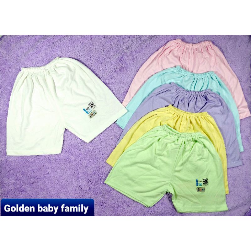 6PCS CELANA PENDEK ONE BABY SIZE L usia 2-4 thn