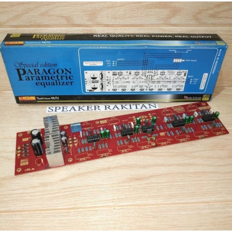 Kit Pre Amplifier tune control Paragon parametrik Equalizer