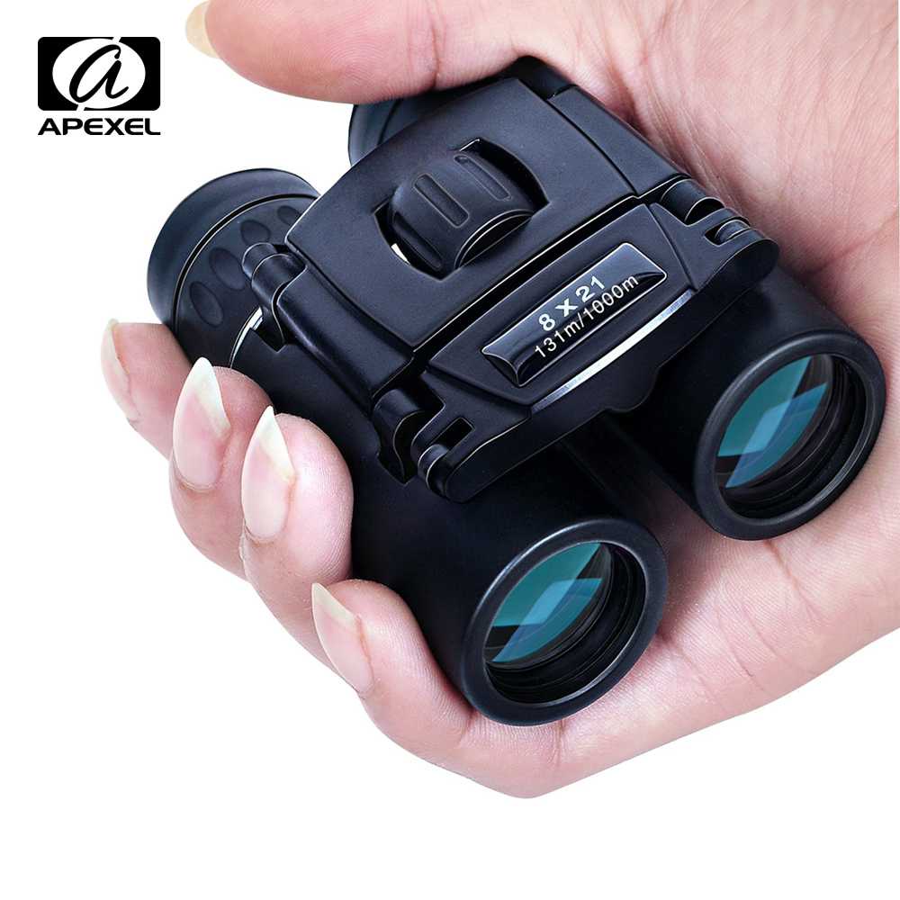 APEXEL Teropong Binoculars Teleskop Murah Compact Zoom 8x21