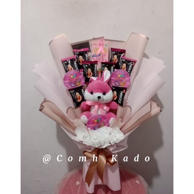 

BUKET SNACK/BUKET JAJAN+BONEKA