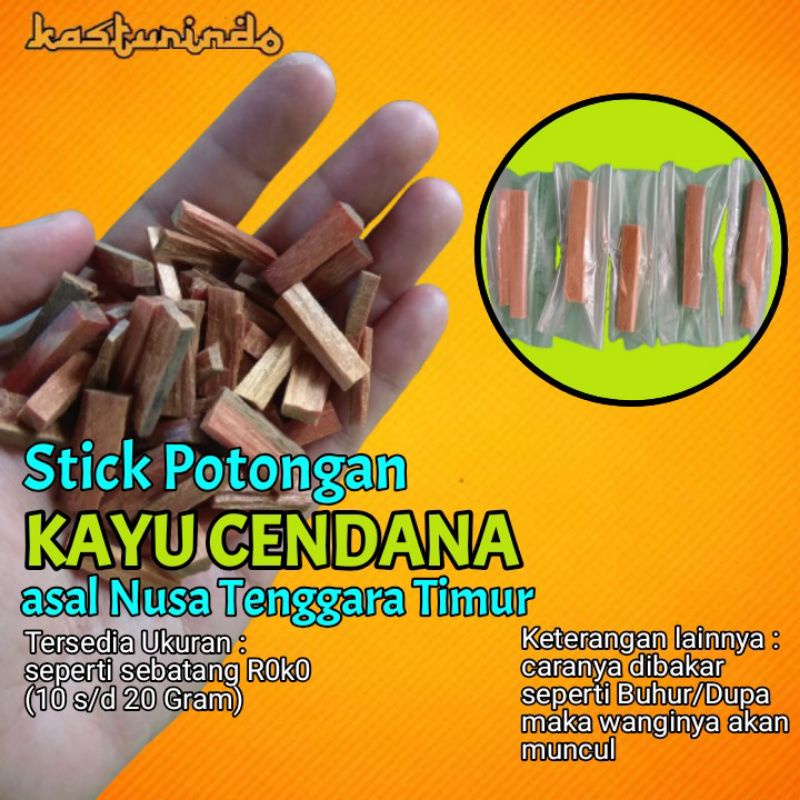 Kayu Cendana Sandalwood Stick NTT Original Buhur Dupa Kasturindo