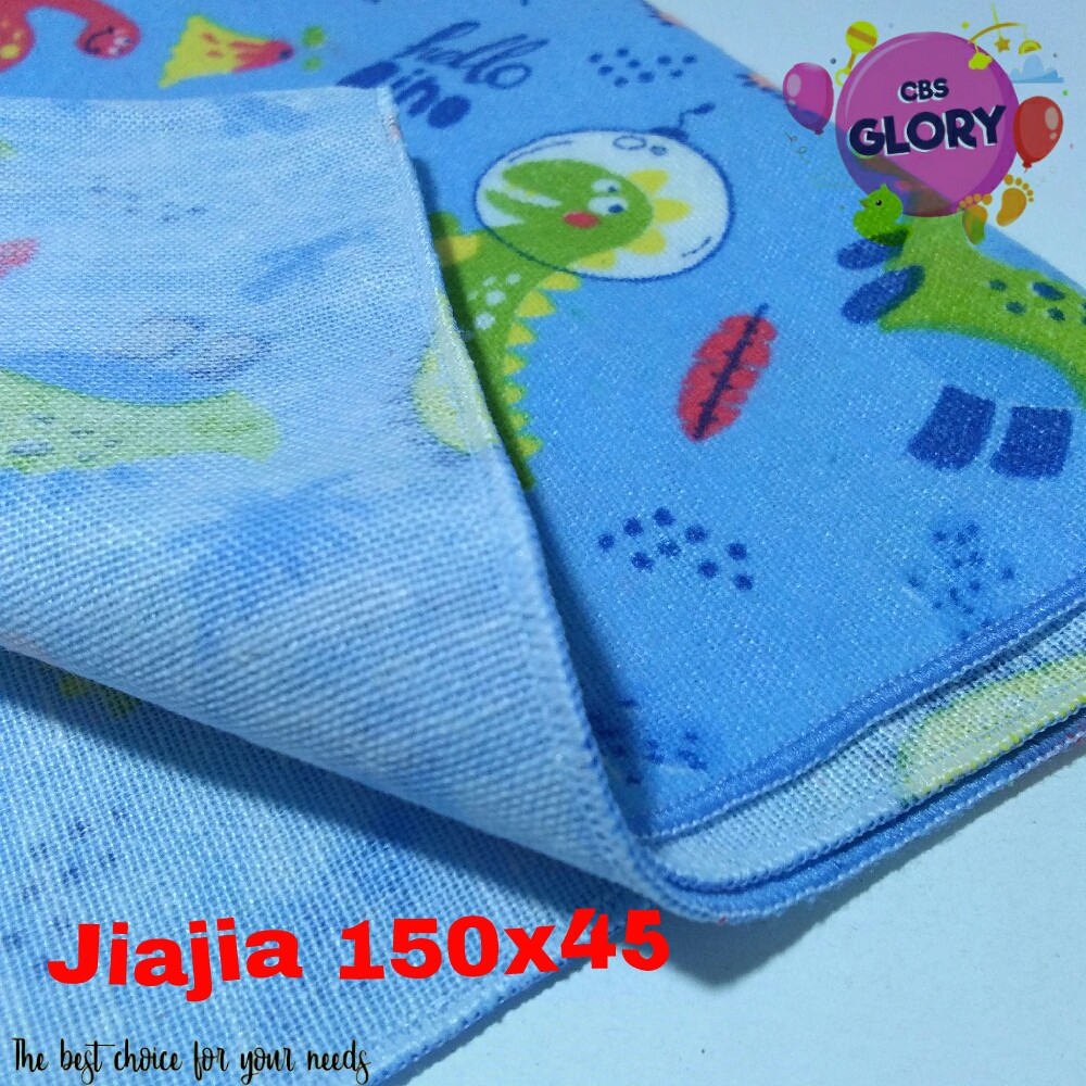 Bedong Bayi Bahan Flanel Jia Jia/Tatakan Ompol Bayi/Selimut Bayi/Motif Lucu